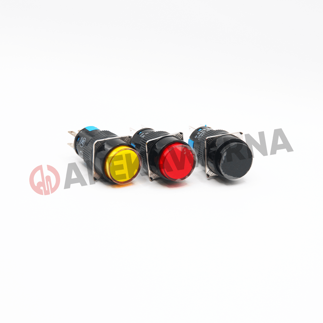Push Button Switch Yellow / Magenta / Black